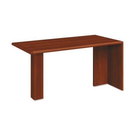 Hon HON, 10700 SERIES PENINSULA WITH END PANEL, WOOD SUPPORT COLUMN, 60W X 30D X 29.5H, COGNAC 10726CO